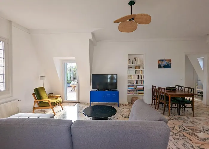 Appartement Lumineux Avec Terrasse A 7Min De Paris